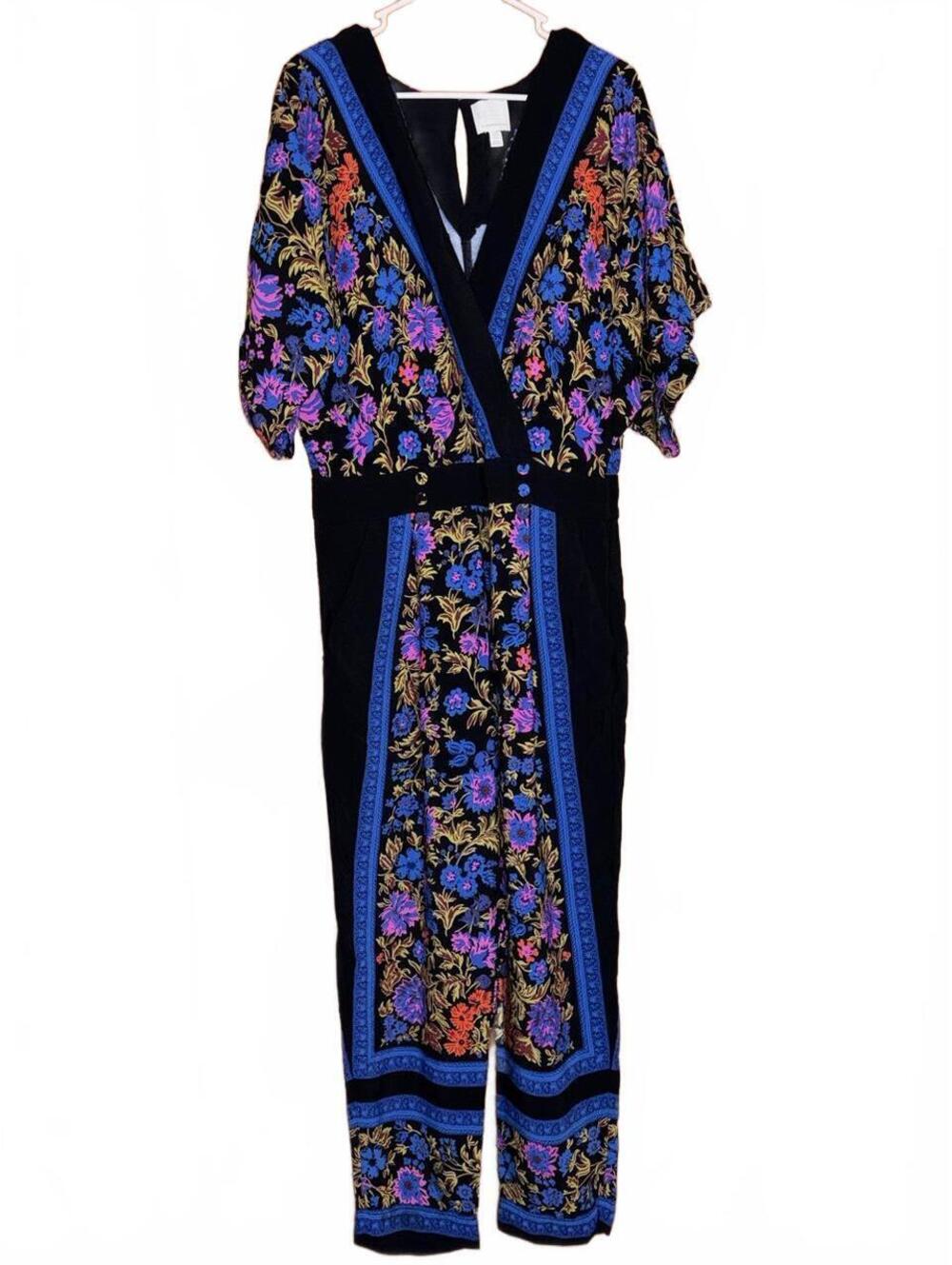 Ett:Twa x Anthropologie black jumpsuit